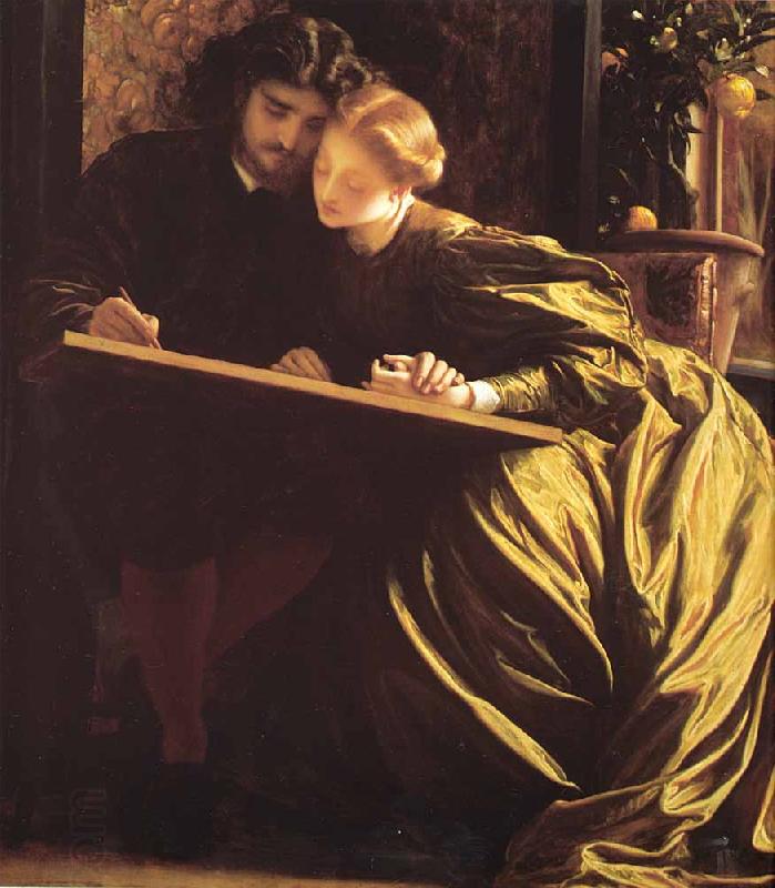 Lord Frederic Leighton The Painters Honeymoon China oil painting art